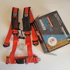 Pro Armor - A16UH349OR Red 4 Point 2" Harness - Passenger Side